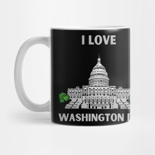 I love this city My home Washington DC USA city tall monument dc statehood Mug